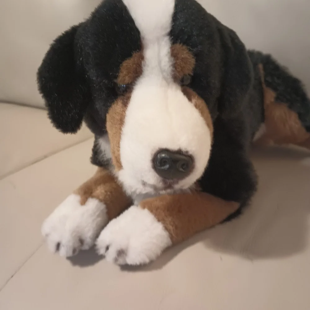 Vintage E & J  Classic Collection Bernese Mountain Dog Stuffed Plush M/L - Picture 2 of 16